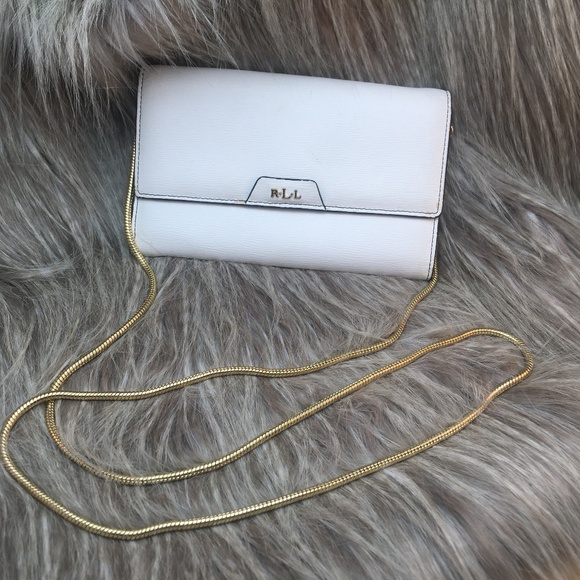 Ralph Lauren Handbags - Ralph Lauren White Crossbody / Clutch Bag